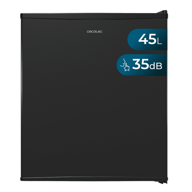 Bolero CoolMarket BC SD 47 Black Nevera Mini Bar termoeléctrica silenciosa con capacidad para 44 Litros. Control mecánico y luz LED interior. Clase energética E