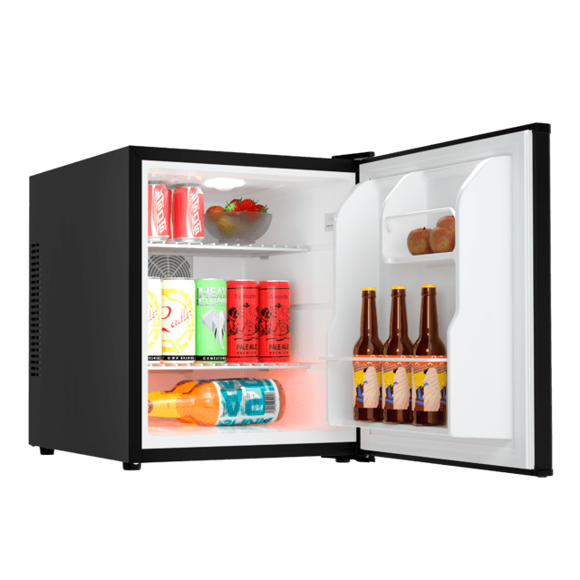 Bolero CoolMarket BC SD 47 Black Nevera Mini Bar termoeléctrica silenciosa con capacidad para 44 Litros. Control mecánico y luz LED interior. Clase energética E