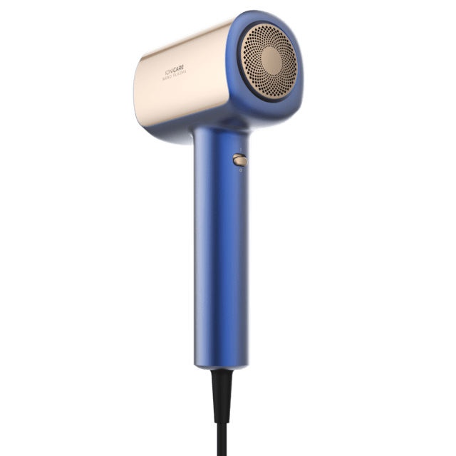 DryGlam Nano Plasma Blue Secador de pelo Brushless de Última Generación, Potencia de 110,000 RPM y 1600W, Función de Plasma, Gran Flujo de Aire, Silencioso y Duradero.
