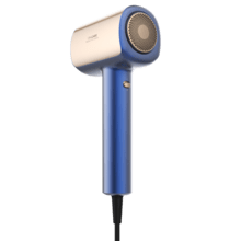 DryGlam Nano Plasma Blue Secador de pelo Brushless de Última Generación, Potencia de 110,000 RPM y 1600W, Función de Plasma, Gran Flujo de Aire, Silencioso y Duradero.