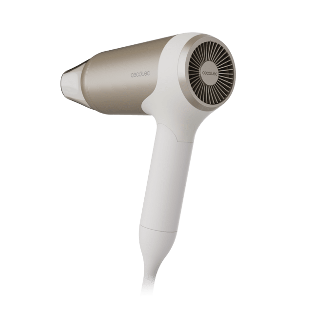 IoniCare Power&Go Heaven Champagne Secador de pelo DC plegable con tecnología iónica real y pro style que incluye boquilla de precisión, difusor y función de aire frío