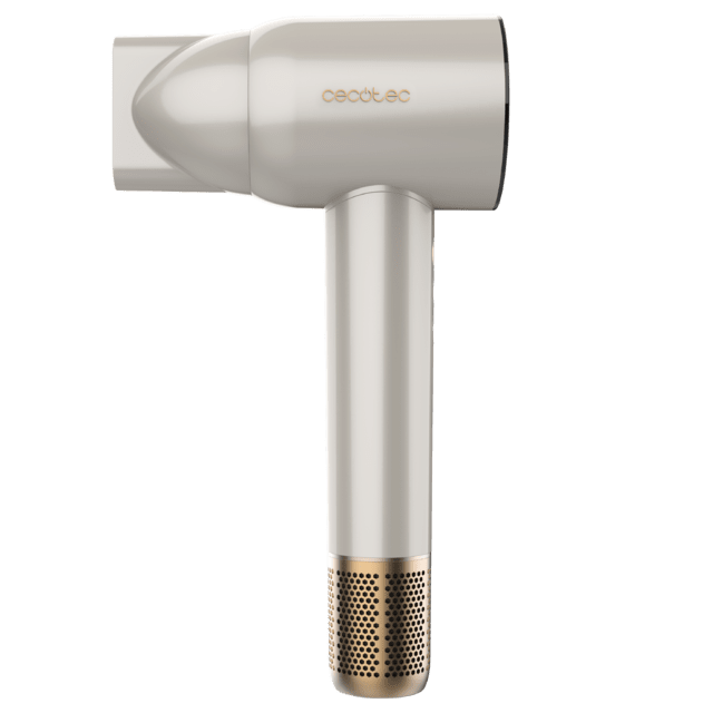 IoniCare RockStar Nano IonTech Champagne Secador de cabelo DC dobrável com motor profissional de 2400 W, com tecnologia iônica de estilo real e profissional que inclui bico de precisão, difusor e função de ar frio