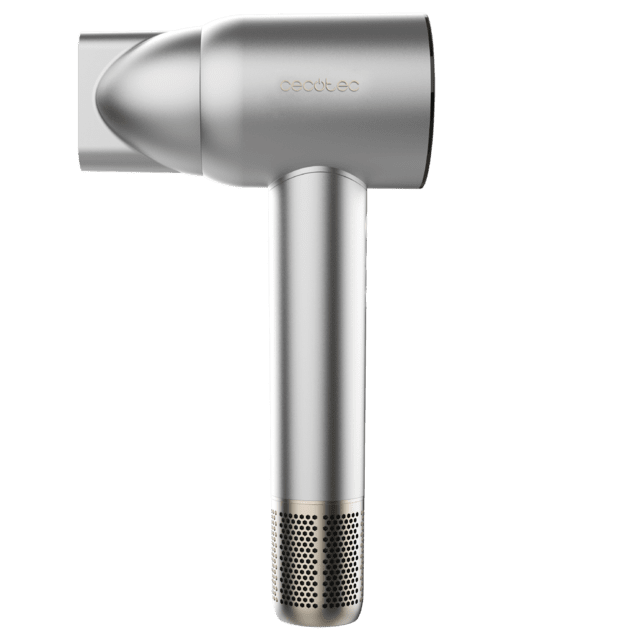 IoniCare RockStar Nano IonTech Alumínio Secador de cabelo DC dobrável com motor profissional de 2400 W, com tecnologia iônica de estilo real e profissional que inclui bico de precisão, difusor e função de ar frio