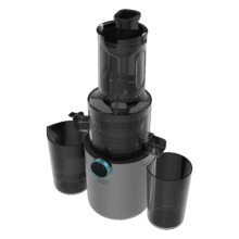Juice&Live 1500 Slim Licuadora de Prensa Fría con Motor DC de 200W, 1 Velocidad y Función de Marcha Atrás, Boca de 82mm, 55±5 RPM