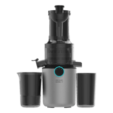 Juice&Live 1500 Slim Licuadora de Prensa Fría con Motor DC de 200W, 1 Velocidad y Función de Marcha Atrás, Boca de 82mm, 55±5 RPM