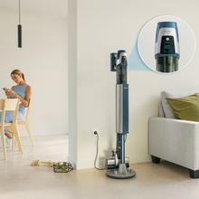 Conga Rockstar 11500 Odyssey Station Connected IA Aspirador escoba sin cable con base de autovaciado. 300 AW y 850 W. Tubo flexible. Inteligencia Artificial y contador de partículas. APP. Cepillo de animales y accesorio WaterTank de fregado.