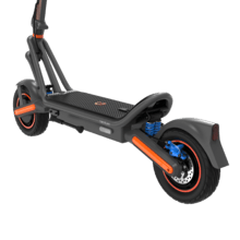 Bongo GS65 2x2 XXL Connected Patinete eléctrico con base ultrawide, doble suspensión, doble motor, potencia máxima de 1000W y neumáticos de 10" que permite desplazarse cómodamente por cualquier superficie. Con autonomía de hasta 65 km. Cumple con todos los requisitos de la normativa española de circulación. (DGT)