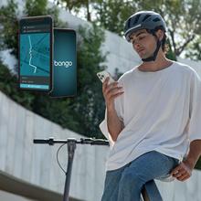 Bongo GS65 2x2 XXL Connected Patinete eléctrico con base ultrawide, doble suspensión, doble motor, potencia máxima de 1000W y neumáticos de 10" que permite desplazarse cómodamente por cualquier superficie. Con autonomía de hasta 65 km. Cumple con todos los requisitos de la normativa española de circulación. (DGT)