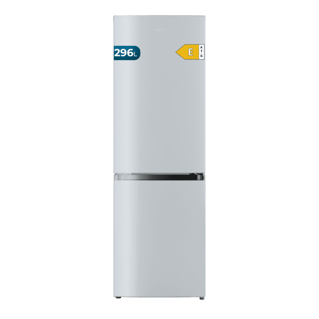 Bolero CoolMarket Combi BI-S DF 270 E Frigorífico combi integrable de 270 litros con puerta deslizante, cajones y estantes de cristal, Defrost, alarma de puerta, Crisper Box, 177x54 cm, Clase Energética E.