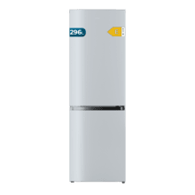 Bolero CoolMarket Combi BI-S DF 270 E Frigorífico combi integrable de 270 litros con puerta deslizante, cajones y estantes de cristal, Defrost, alarma de puerta, Crisper Box, 177x54 cm, Clase Energética E.