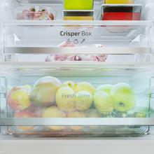 Bolero CoolMarket Combi BI-S DF 270 E Frigorífico combi integrable de 270 litros con puerta deslizante, cajones y estantes de cristal, Defrost, alarma de puerta, Crisper Box, 177x54 cm, Clase Energética E.