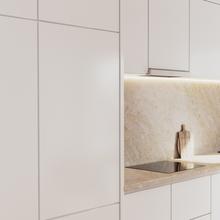 Réfrigérateur combiné intégré Bolero CoolMarket Combi BI-D FLW 341 E avec porte fixe, 341 L, Total NoFrost, Full LED Wall, Fresh Zone Plus, taille XL avec compresseur Inverter Plus, refroidissement rapide et congélation rapide, mode vacances, mode intelligent, classe E et 193,7 x 69 cm.