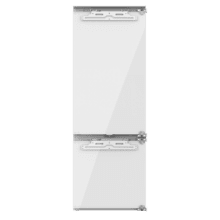 Bolero CoolMarket Combi BI-D FLW 341 E Frigorífico Combi Integrable de puerta fija, 341L, Total NoFrost, Full LED Wall, Fresh Zone Plus, Tamaño XL con Compresor Inverter Plus, Fast Cooling y Fast Freezing, Modo Vacaciones, Modo Smart, Clase E y 193,7x69cm.