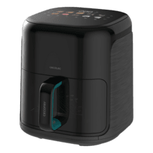 Cecofry&Grill Smokin'Prime 4000 Freidora de aire con doble resistencia para dorado perfecto y sabor de parrilla en carnes, capacidad de 4 litros y potencia de 1900 W para platos saludables.