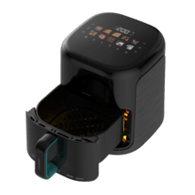 Cecofry&Grill Smokin'Prime 4000 Freidora de aire con doble resistencia para dorado perfecto y sabor de parrilla en carnes, capacidad de 4 litros y potencia de 1900 W para platos saludables.