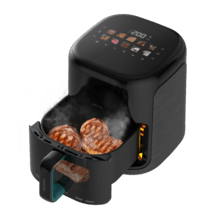 Cecofry&Grill Smokin'Prime 4000 Freidora de aire con doble resistencia para dorado perfecto y sabor de parrilla en carnes, capacidad de 4 litros y potencia de 1900 W para platos saludables.