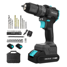 PowerForce 3000 Impact Brushless Taladro percutor y atornillador. Incluye dos baterías 21V 2Ah. Motor sin escobillas, Brushless. Apto para cualquier material, incluso hormigón. Función percutora de hasta 32.000ipm. Velocidad regulable hasta 1.500rpm. Par de apriete de 45Nm regulable en 25+1 niveles. Luz LED. Incluye maletín y accesorios.