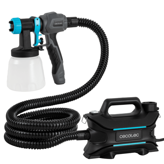 PerfectPaint 800 EasyGo Equipo de pulverización de pintura con 800W de potencia. Control total del caudal. Precisión de 18kPa. Incluye 4 boquillas. Contenedores intercambiables de 800ml.