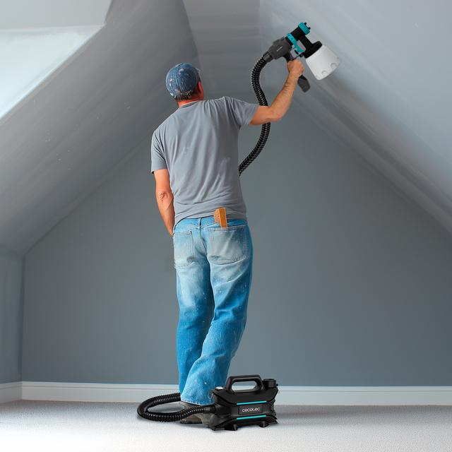 PerfectPaint 800 EasyGo Equipo de pulverización de pintura con 800W de potencia. Control total del caudal. Precisión de 18kPa. Incluye 4 boquillas. Contenedores intercambiables de 800ml.