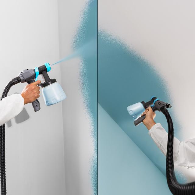 PerfectPaint 800 EasyGo Equipo de pulverización de pintura con 800W de potencia. Control total del caudal. Precisión de 18kPa. Incluye 4 boquillas. Contenedores intercambiables de 800ml.