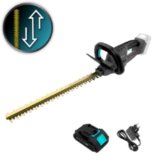 TitaniumSword 4500 Freemove Cortasetos longitud corte hasta 45cm. Batería 21V. Motor sin escobillas, Brushless. Cuchillas de titanio. Ramas hasta 16mm.