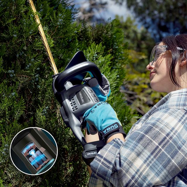 TitaniumSword 6100 XL Freemove Aparadores de sebes com fio e lâminas de titânio