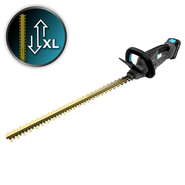 TitaniumSword 6100 XL Freemove Aparadores de sebes com fio e lâminas de titânio