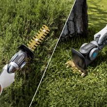 TitaniumSword 2120 Hand XL Cortasetos de mano 2en1. Batería 21V. Motor sin escobillas, Brushless. Cuchillas de titanio. Incluye dos acesorios para diferentes tipos de corte.