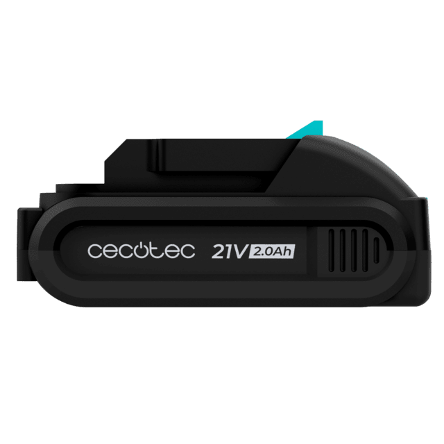 Batería NEX21 2.0 Ah 21V para herramientas Cecotec Batería NEX21. 21V 2Ah. Compatible con la gama de herramientas 21V Cecotec.