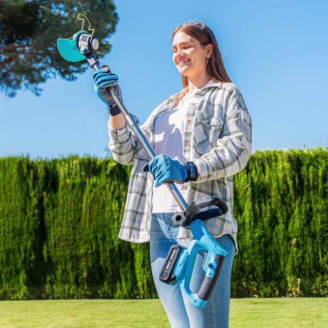 FastCut 3000 Freemove Desbrozadora cortaborders multifunción 4in1. Batería 21V. Potencia de 650W. Cabezal orientable. Tubo telescópico. Incluye accesorios y recambios.