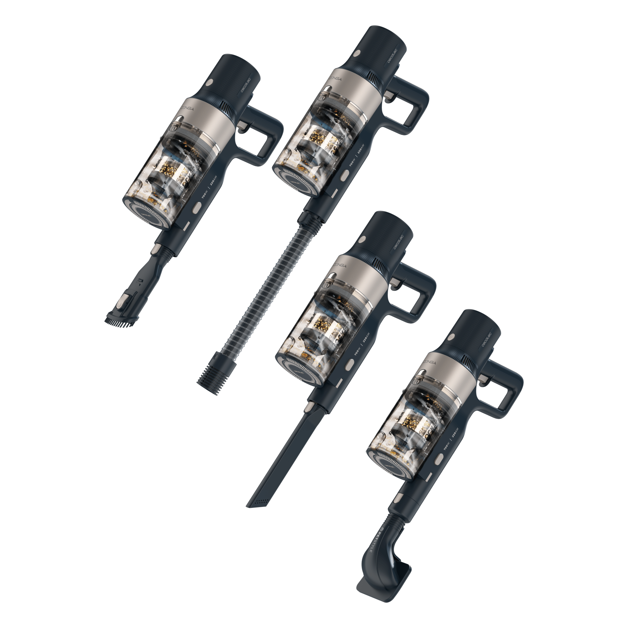 Cecotec Conga Rockstar 5500 Hurricane Station Pet Flex con accesorios de limpieza