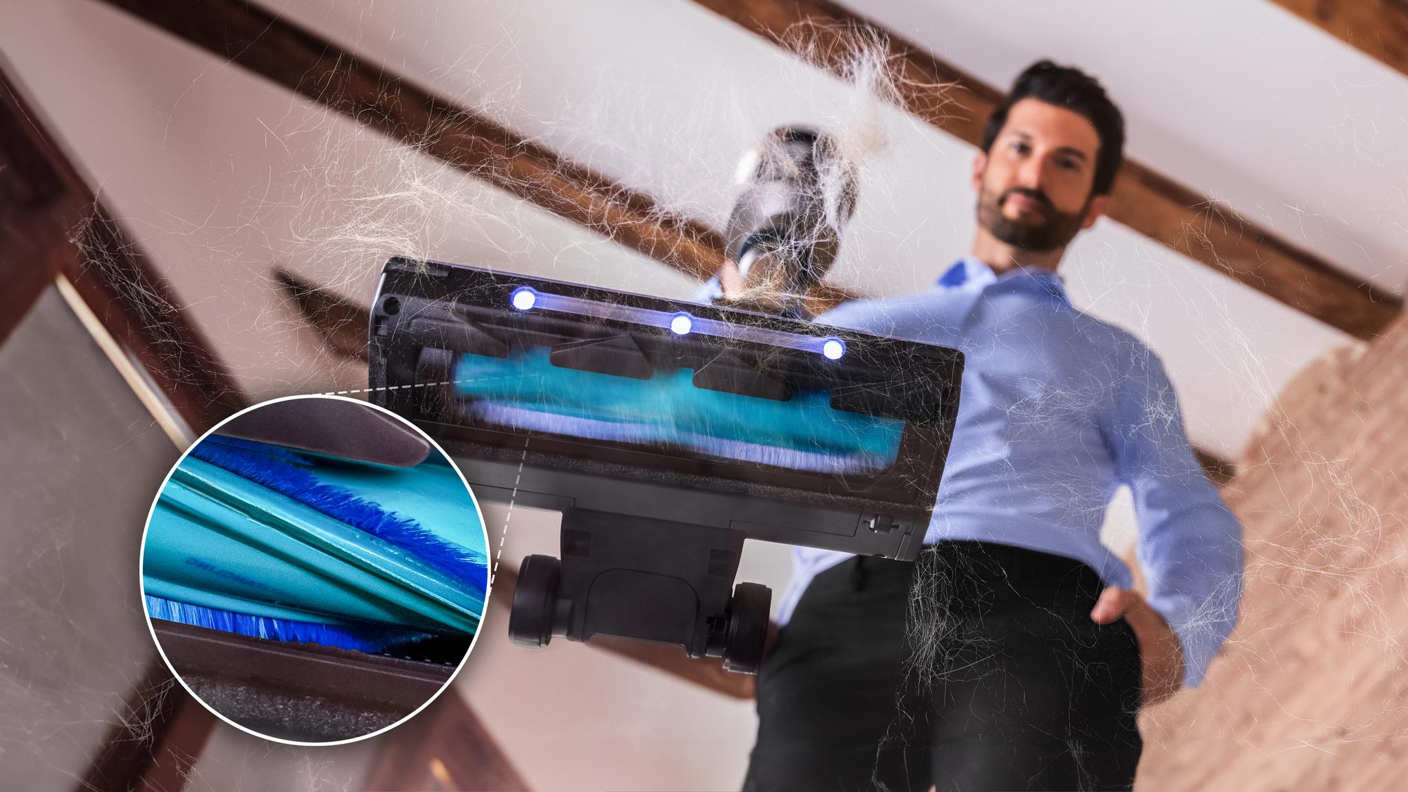 El cepillo que autoelimina los pelos