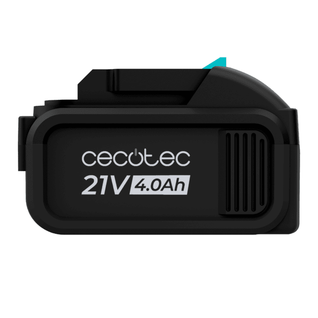 Batería NEX21 4.0 Ah 21V para herramientas Cecotec Batería NEX21. 21V 4Ah. Compatible con la gama de herramientas 21V Cecotec.
