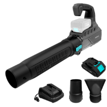 AirForce 4000 Bazooka Turbo Soplador de alta potencia. Batería 21V. Motor sin escobillas, Brushless. Tecnología Xmotor. Velocidad hasta 200km/h. Volumen hasta 740 m³/h. Función turbo.