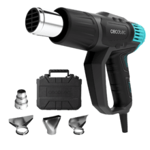 Hell Gun 7500 Full Equip Pistola de calor de 2000W de 50 a 550°C, com 4 acessórios e mala de transporte