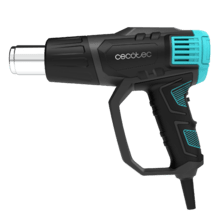 Hell Gun 7500 Full Equip Pistola de calor de 2000W de 50 a 550°C, com 4 acessórios e mala de transporte