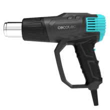 Hell Gun 9500 Vision Pistola termica da 2000W con controllo digitale, 4 accessori e custodia per il trasporto