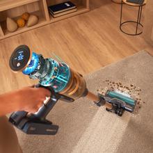 Conga Rockstar 10500 Solar AquaPet Flex Aspirador escoba sin cable con Máxima potencia de succión de 300 AW y ultrapotencia de 780 W. 100 minutos de autonomía. Cepillo HairLess antienredos. Tubo flexible y kit de accesorios completo. Incluye cepillo para animales y accesorio de fregado.