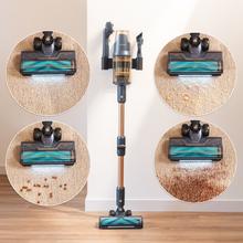 Conga Rockstar 10500 Solar AquaPet Flex Aspirador escoba sin cable con Máxima potencia de succión de 300 AW y ultrapotencia de 780 W. 100 minutos de autonomía. Cepillo HairLess antienredos. Tubo flexible y kit de accesorios completo. Incluye cepillo para animales y accesorio de fregado.