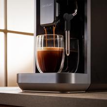 Cremmaet Lungo Steam Cafetera superautomática con vaporizador y unidad de procesado de 20g.