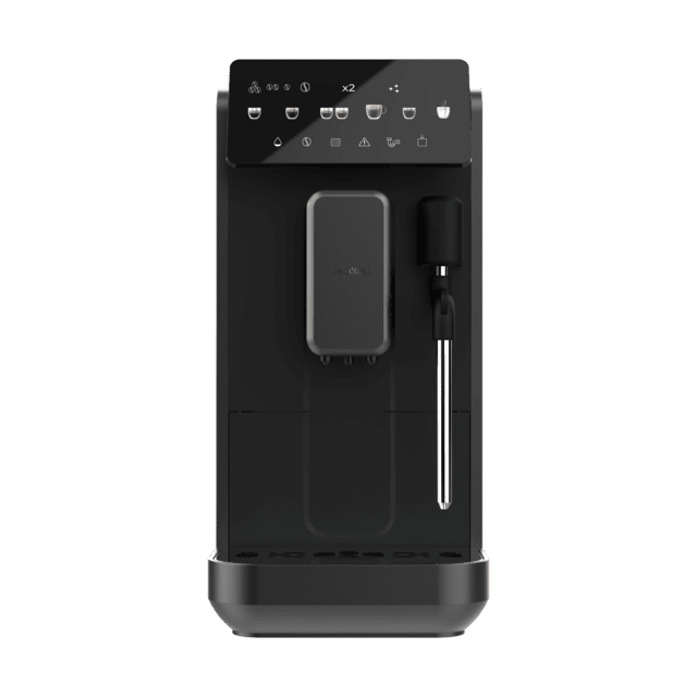 Cremmaet Lungo Steam Machine à café super-automatique avec buse vapeur et unité de traitement de 20 g.