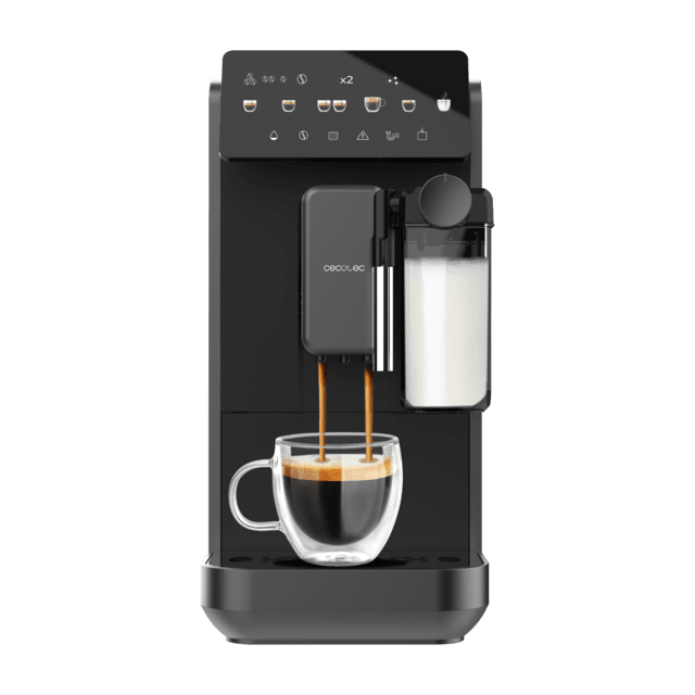 Cremmaet Lungo Latte Cafetera superautomática con depósito de leche y unidad de procesado de 20g.