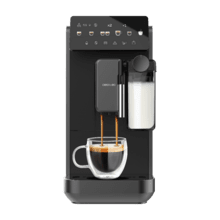 Cremmaet Lungo Latte Cafetera superautomática con depósito de leche y unidad de procesado de 20g.