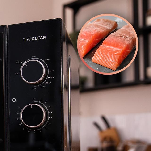 Proclean 4120 Microondas mecánico de 23L y 800W con grill de 1000 W.