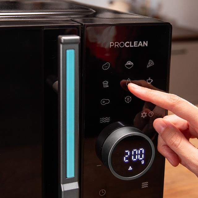 Proclean 6120 Microondas táctil y digital de 23L y 800W con grill de 1000W.