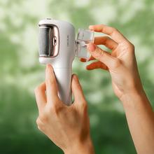 SkinCare Steam Silky SkinCare Steam Silky - Elektrische Fußfeile mit Dampffunktion, 3 abnehmbare Köpfe, wasserdicht IPX7, 3 Geschwindigkeiten und 1 Schaber