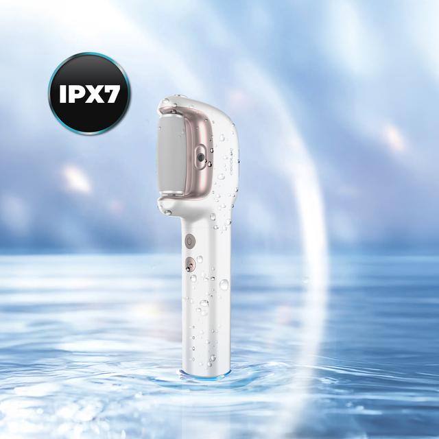 SkinCare Steam Silky SkinCare Steam Silky - Lima Eléctrica para Pies con Función Vapor, 3 Cabezales extraíbles, Waterproof IPX7, 3 Velocidades y 1 Rascador