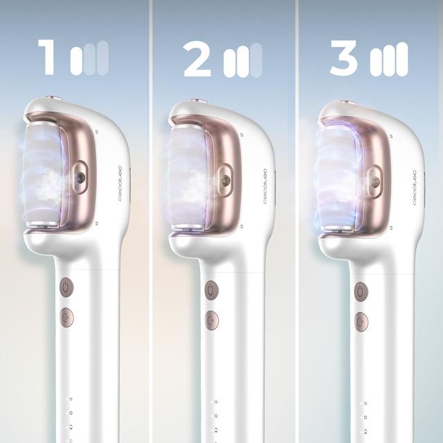SkinCare Steam Silky SkinCare Steam Silky - Lima Eléctrica para Pies con Función Vapor, 3 Cabezales extraíbles, Waterproof IPX7, 3 Velocidades y 1 Rascador