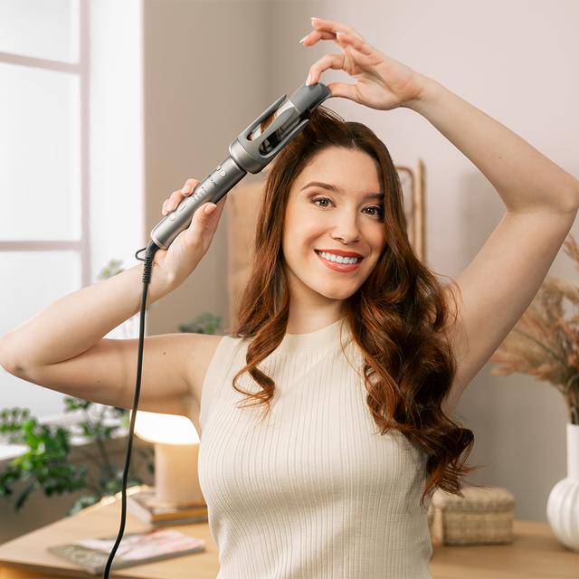 SurfCare Magic Waves Style Rizador de Pelo Automático con revestimiento de Cerámica y Turmalina, 32mm, 4 Temperaturas ajustables, Punta Fría, Apagado Automático, Cable Giratorio