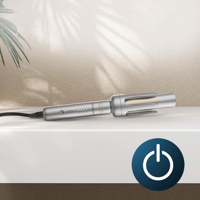 SurfCare Magic Waves Style Rizador de Pelo Automático con revestimiento de Cerámica y Turmalina, 32mm, 4 Temperaturas ajustables, Punta Fría, Apagado Automático, Cable Giratorio